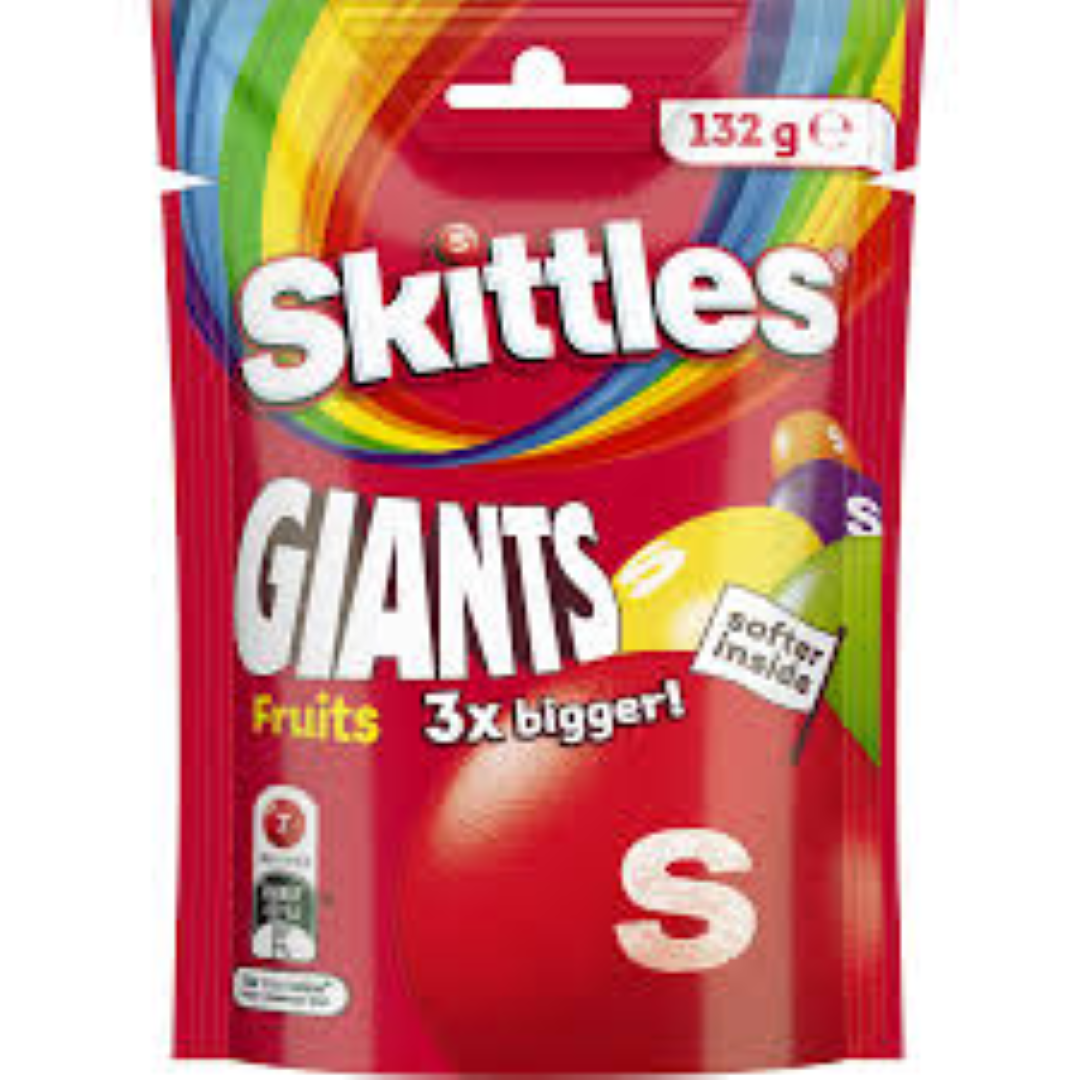 SKITTLES GIANTS FRUITS 132G